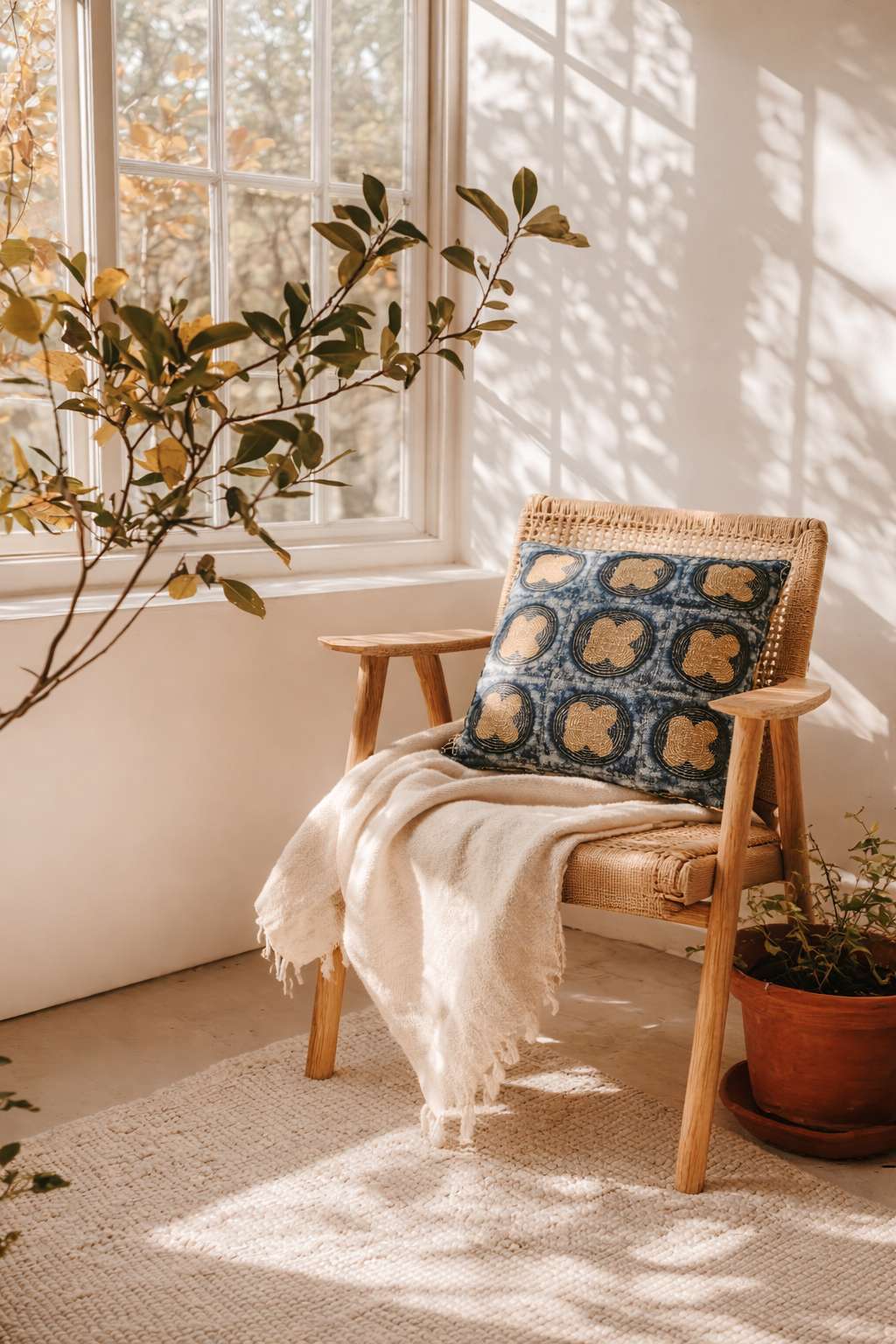 KRAFTED "K" PILLOW