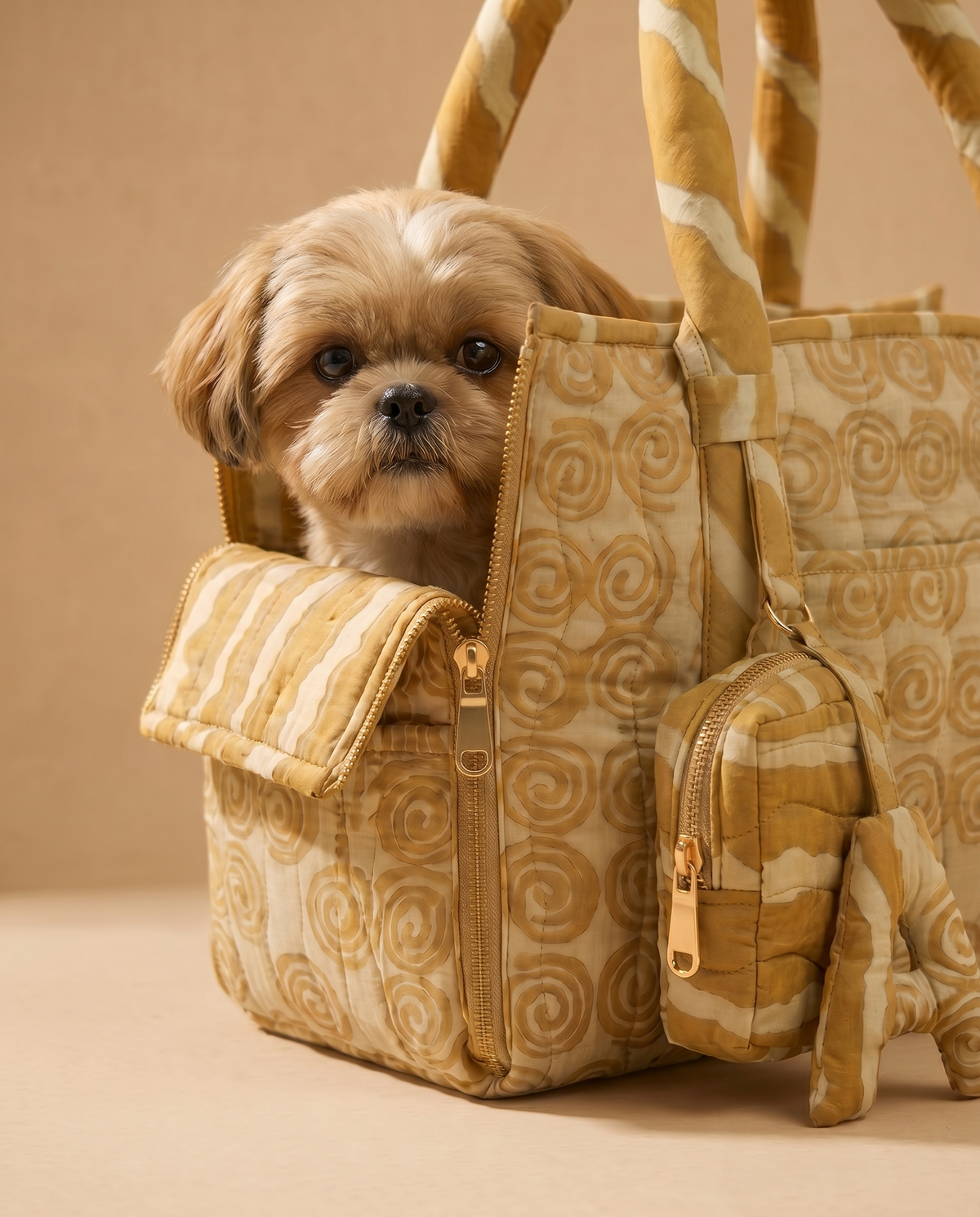 Flow Print Pet Carrier - Sunshine