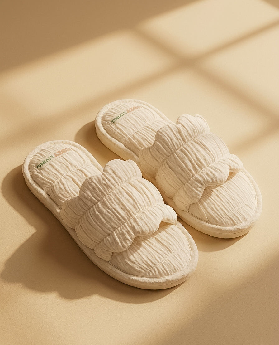 Kotton Krema Kloud Slippers - Milk Froth