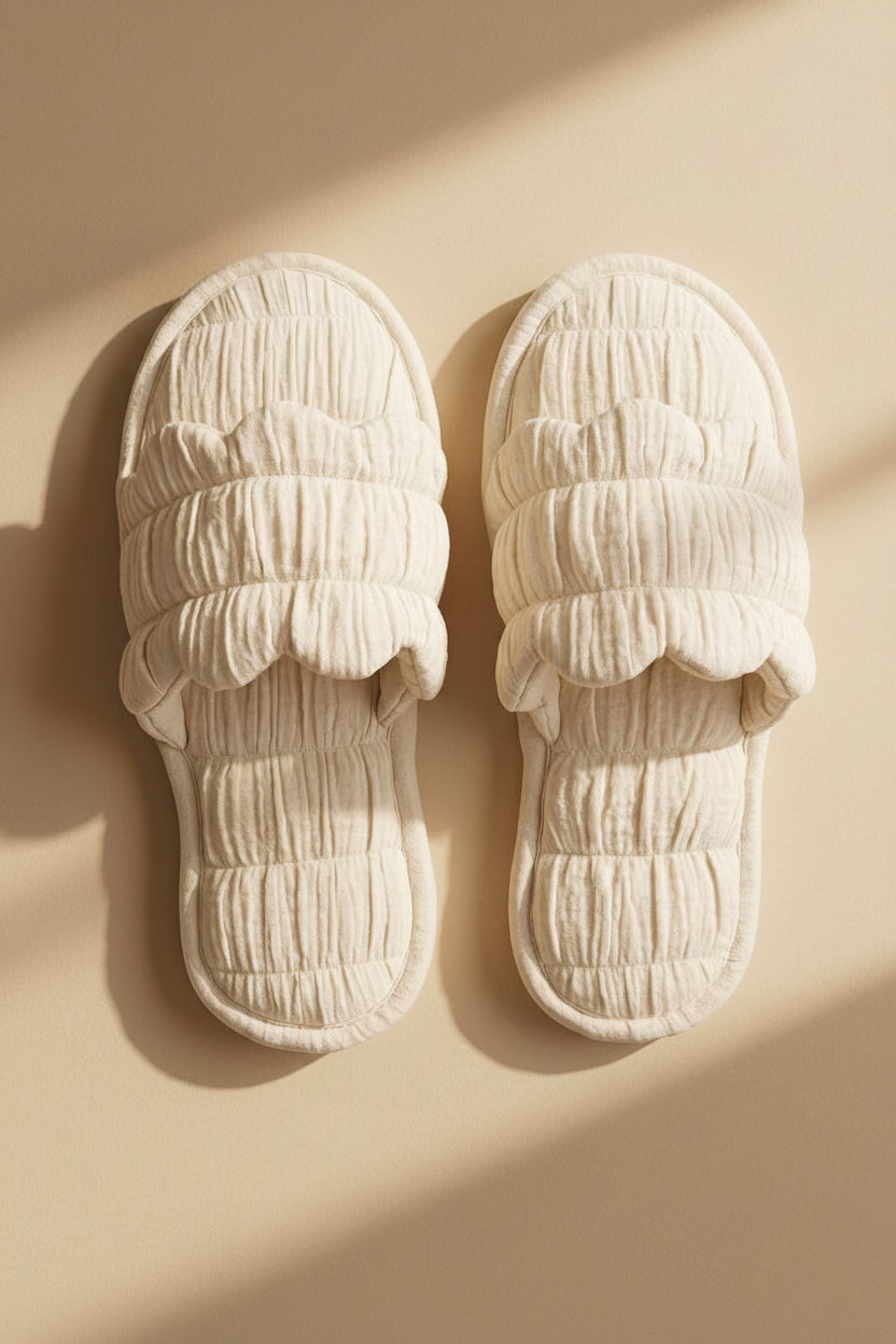 Kotton Krema Kloud Slippers - Milk Froth