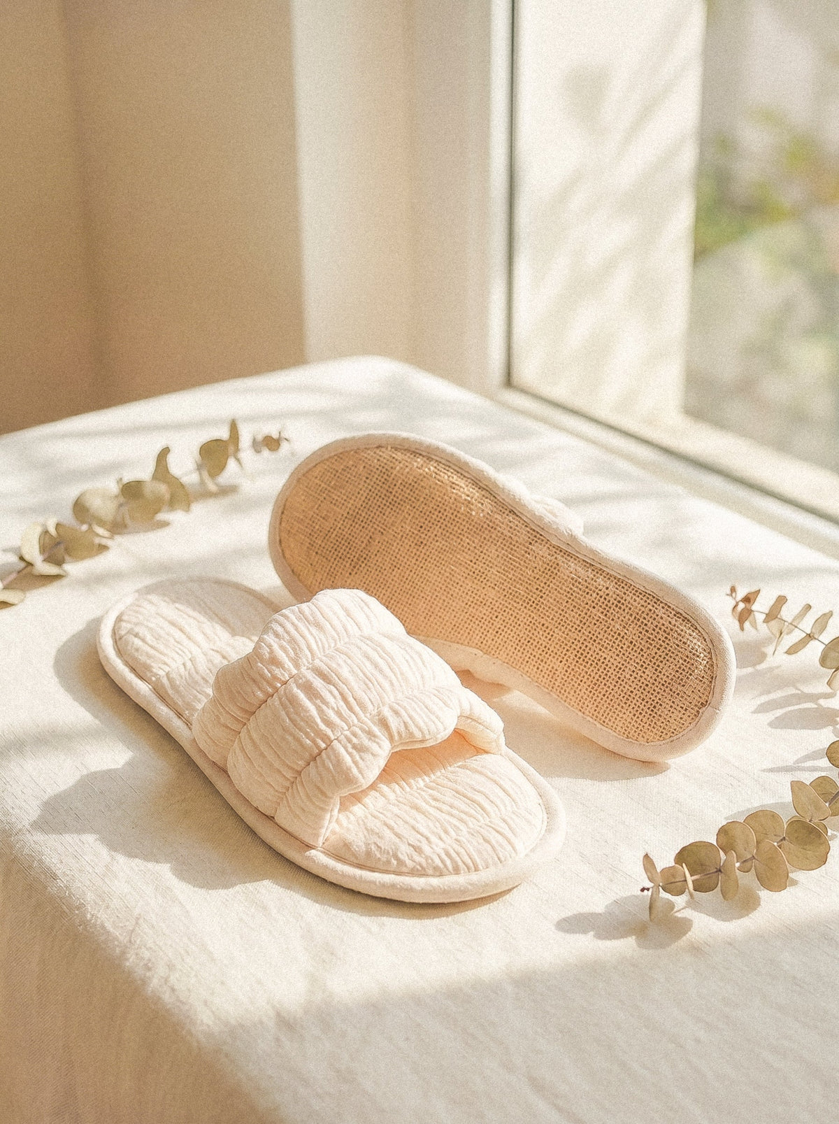 Kotton Krema Kloud Slippers - Milk Froth