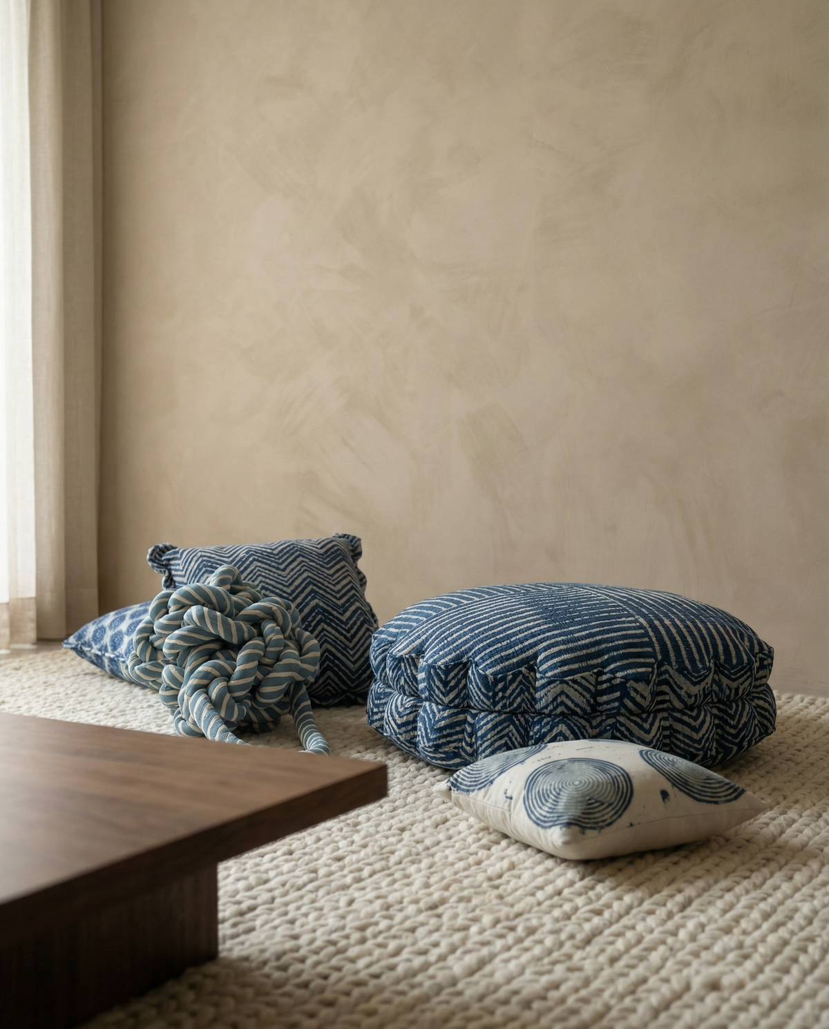 Kozy Biscuit Floor Pillow